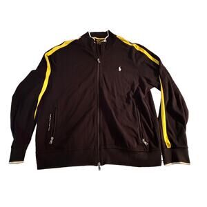 Men's Polo Ralph Lauren Performance Activewear Varsity Track Jacket Size XXL